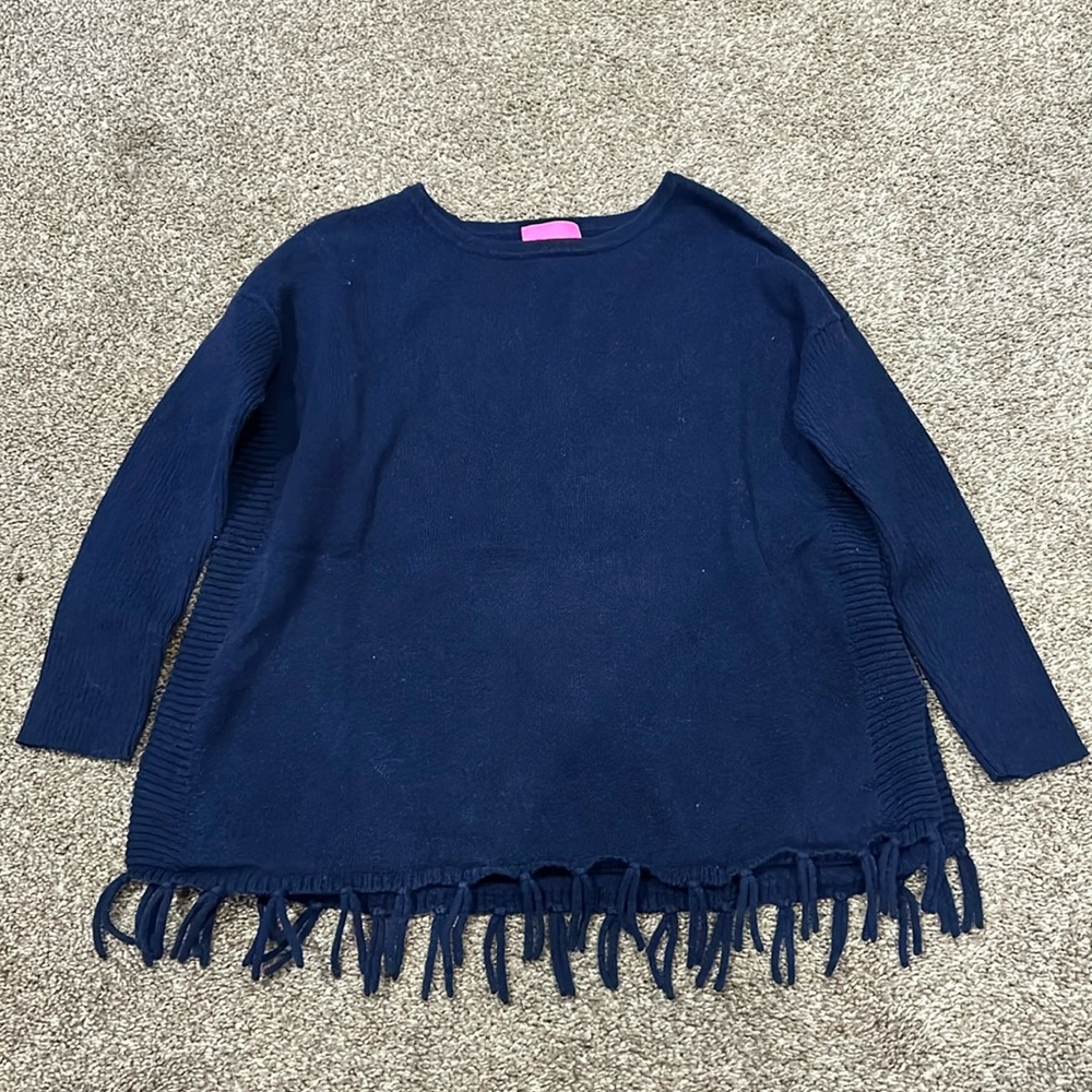 Girls S 4/5 Lilly Pulitzer navy sweater